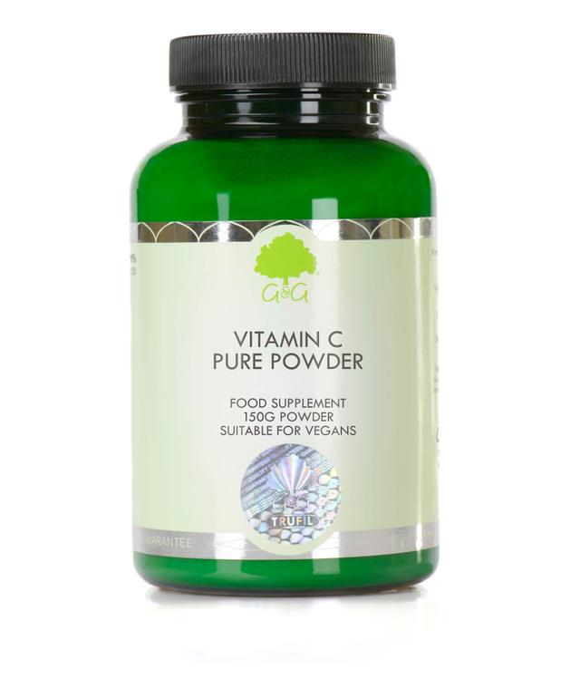 G&g vitamins vitamin c pure powder 150g on Productcaster.