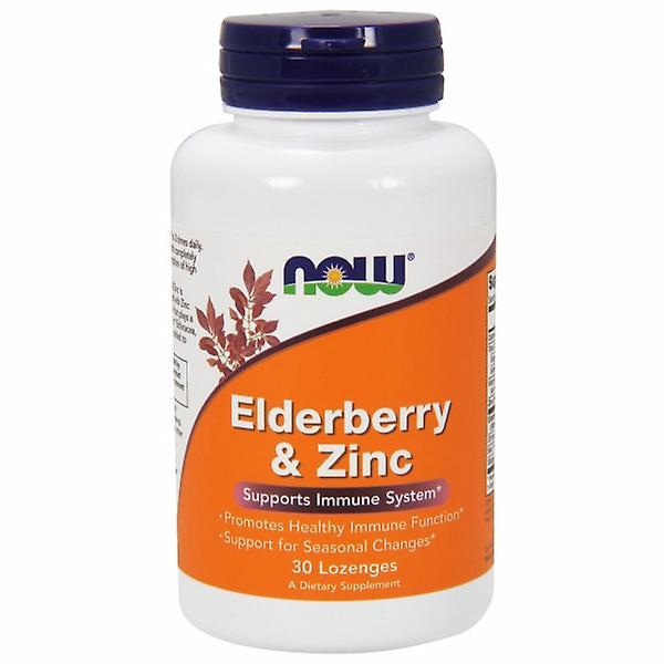 Now Foods Elderberry & Zinc, 30 Lozenges (Pack of 1) on Productcaster.