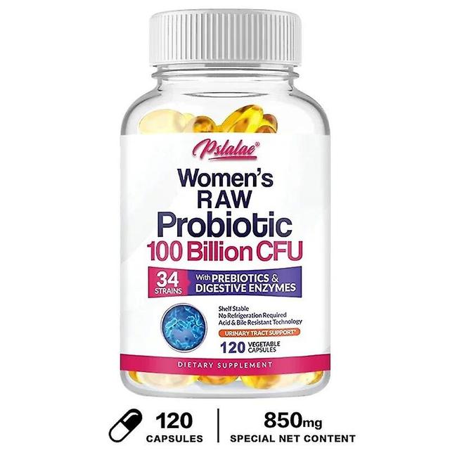 Eccpp Women's Probiotics 100 Billion Colony Units, Contains Prebiotics, Digestive Enzymes And Ut Support To Support Women's Probiotics 120 Capsules on Productcaster.