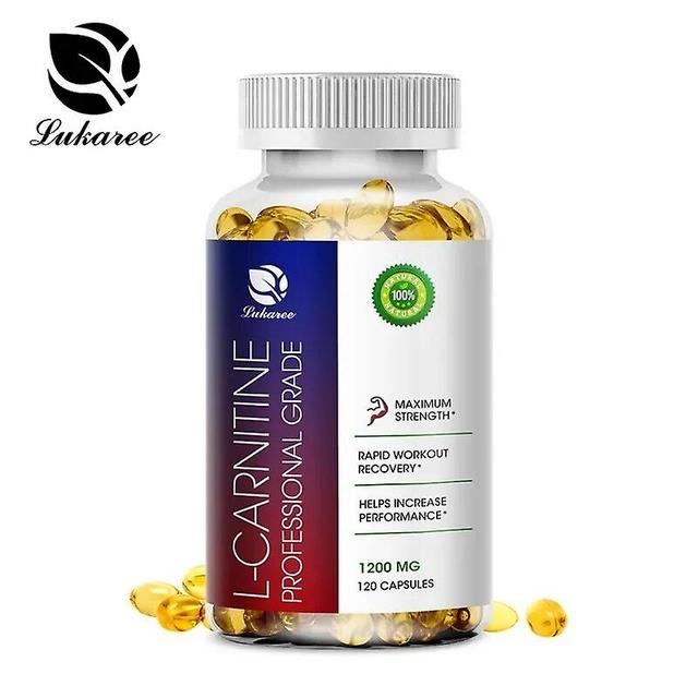 Hikig L-Carnitine Capsules Men's Ability Supplement Muscle Growth Fat Metabolism Weight and Body Management Power Performance 120pcs on Productcaster.