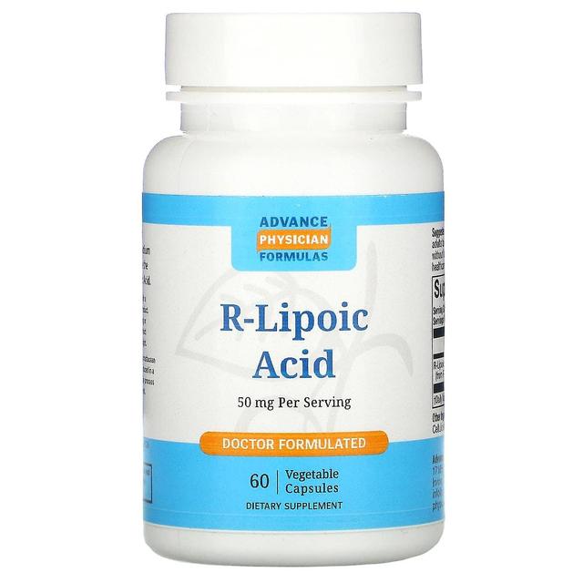 Advance Physician Formulas, In Advance Physician Formulas, Inc., R-Lipoic Acid, 50 mg, 60 Vegetable Capsules on Productcaster.