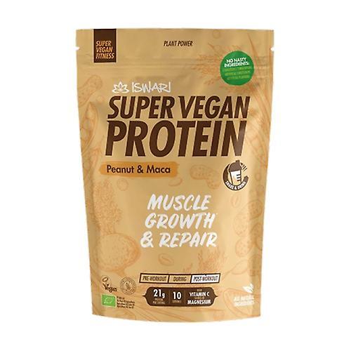 Iswari Super vegan proteína amendoim e maca 350 g de pó (Maca) on Productcaster.