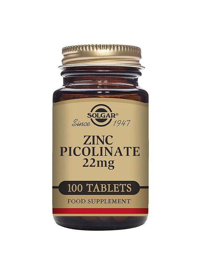 Solgar zinc picolinate 22mg 100's on Productcaster.