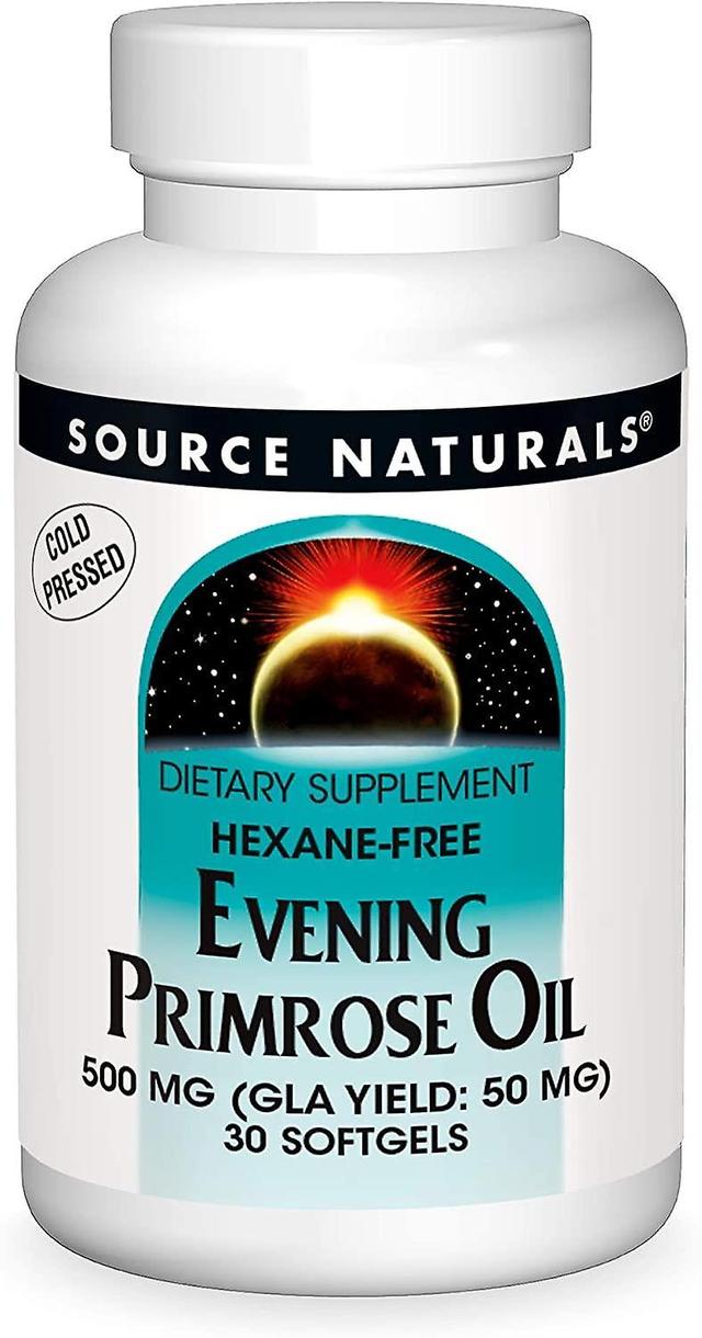 Source Naturals Evening Primrose Oil 500mg 30 Softgels on Productcaster.