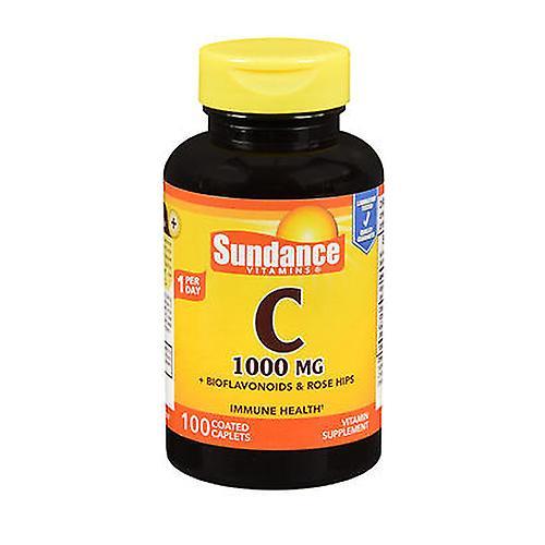 Sundance Vitamina C + Bioflavonoides y Escaramujos Comprimidos Recubiertos, 1000 mcg, 100 Tabletas (Paquete de 1) on Productcaster.