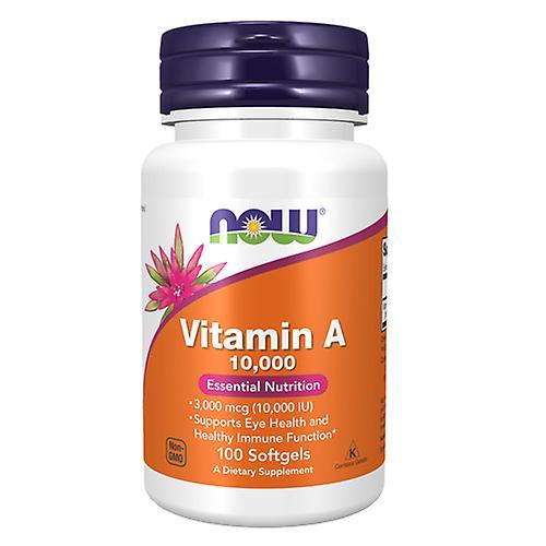 NOW Foods Nu livsmedel Vitamin A, 100 Sgels (Förpackning med 4) on Productcaster.