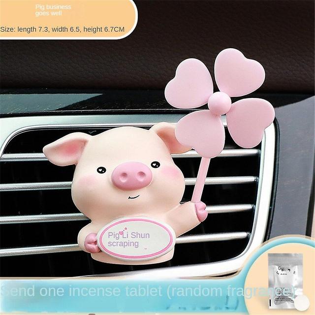 Cute Flower Aromatherapy Car Air Outlet Decoration Perfume Clip Dispenser Bottle Air Freshener Decor Auto Interior Accessories on Productcaster.