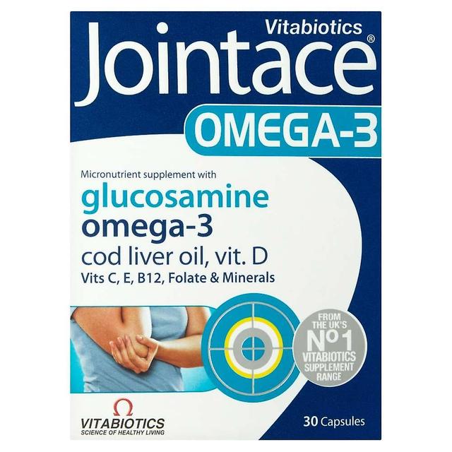 Vitabiotics Jointace Omega 3 Glucosamine Cod Liver Oil - 30 Soft Gel Capsules on Productcaster.