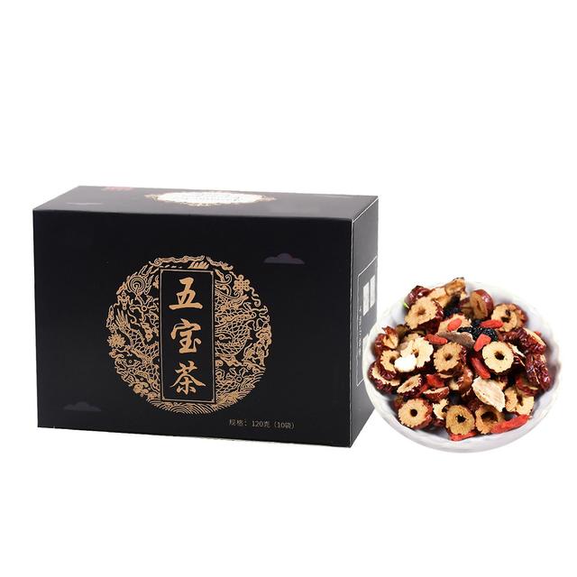 Five Treasures Tea Ginseng Polygonatum Wolfberry Dried Jujube Mulberry Maca Nourishing Tonic Health Tea on Productcaster.