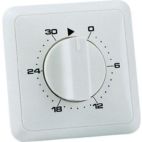 Timer for recessed mounting analog day program 30 min on Productcaster.