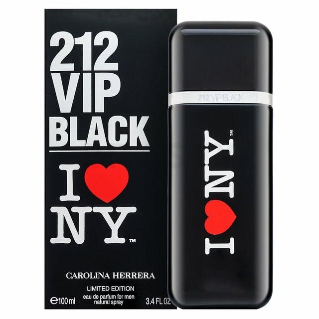 Men's Perfume Carolina Herrera EDP 212 VIP Black I Love NY 100 ml on Productcaster.