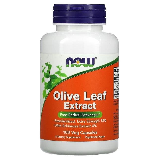 NOW Foods, Olive Leaf Extract, 100 Veg Capsules on Productcaster.