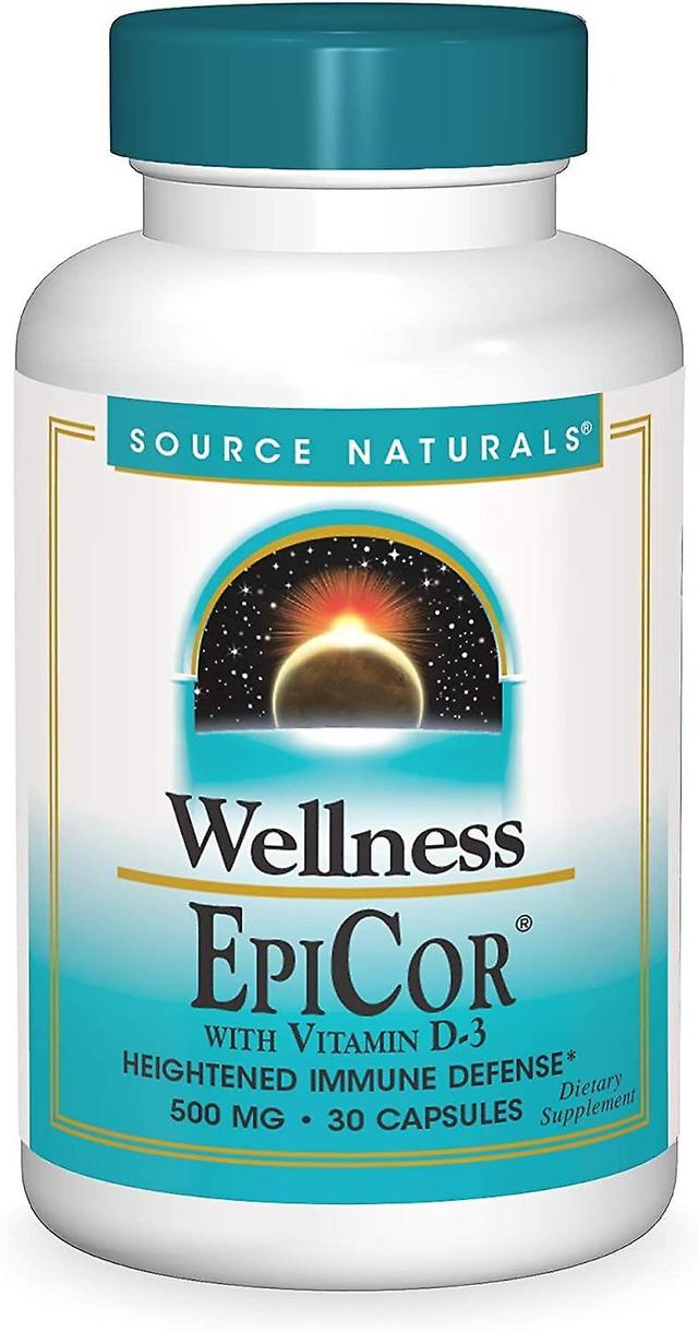 Source Naturals Wellness EpiCor with Vitamin D-3 500mg 30 Capsules on Productcaster.