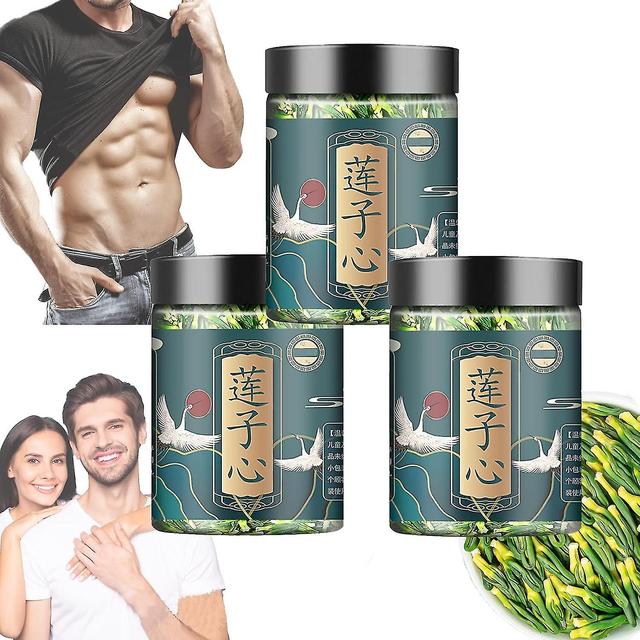 1-3pcs Lotus Seed Core Tea For Men, Natural Lotus Seed Core Tea, Liver And Kidney Care Tea, Lian Zi Xin Tea, Dried Lotus on Productcaster.