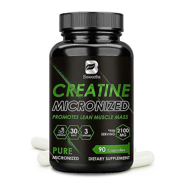 Guoguo Wei Creatine Monohydraat Pillen Spierbouwer Pre / post-workout Eiwitten Voor Spiermassa Voor Mannen En Vrouwen Gym Tools 90 pills on Productcaster.