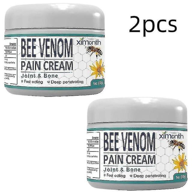 2pcs Natürliches Bienengift Arthritis Analgetikum Salbe Körper Gelenk Rücken Nacken Knie Creme on Productcaster.