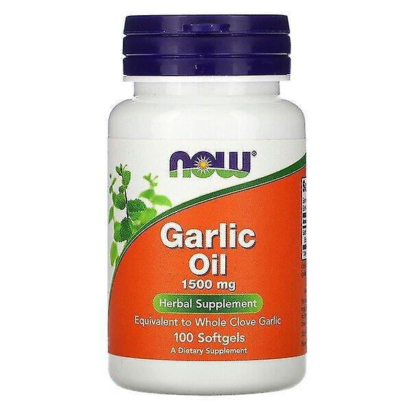 Now Foods, Garlic Oil, 1,500 mg, 100 Softgels on Productcaster.