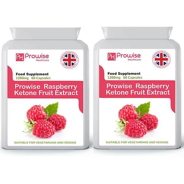 Prowise Healthcare Confezione da 2 - Raspberry Super Strength 60 Capsule | Adatto a vegetariani e vegani | Made In UK di Prowise on Productcaster.