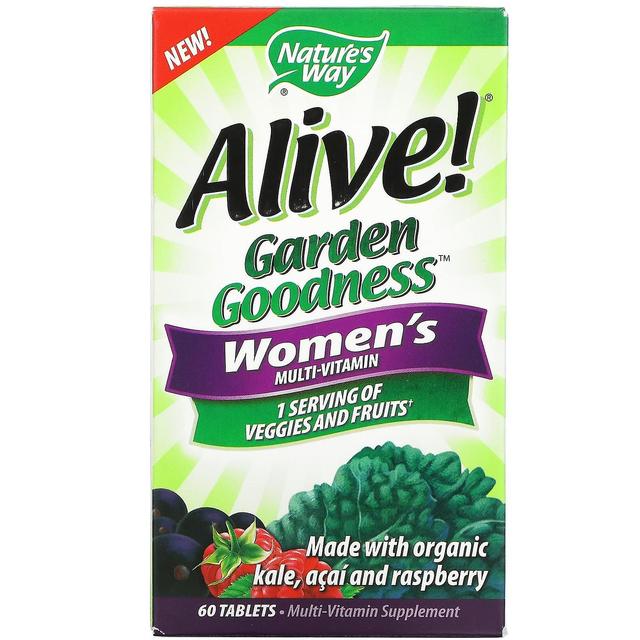 Nature's Way, Alive! Garden Goodness, Women's Multivitamin, 60 Tablets on Productcaster.