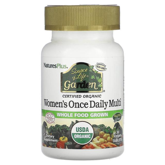 Nature's Plus NaturesPlus, Source of Life Garden, Women's Once Daily Multi, 30 Vegan Tablets on Productcaster.