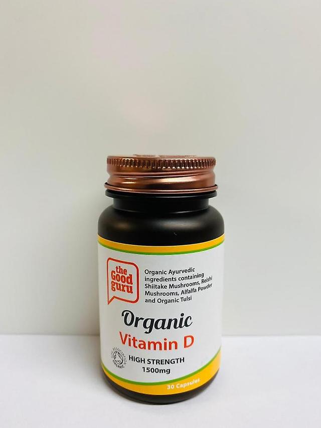 the Good guru Den goda guru ekologisk vitamin d hög styrka 1500mg 30's on Productcaster.