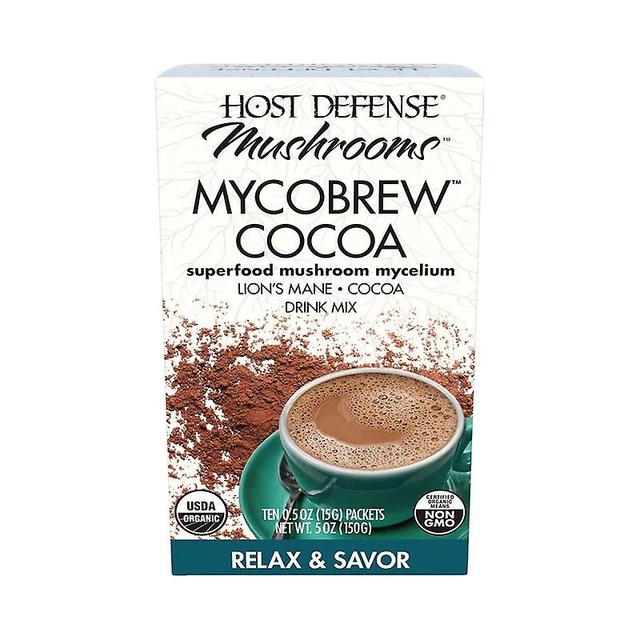 Host Defense Mycobrew Cocoa Box Of 10 Packages on Productcaster.