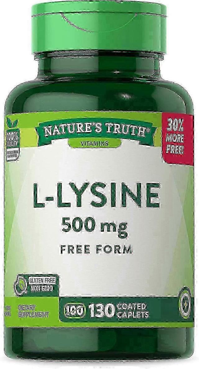 Nature's truth vitamins l-lysine, 500 mg, coated caplets, 130 ea on Productcaster.