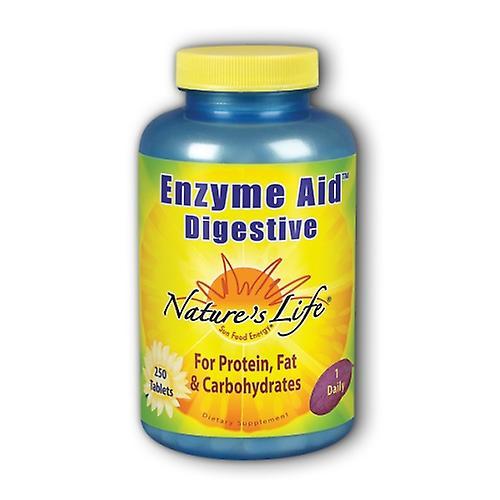 Nature's Life Enzyme Aid Digestive, 250 tabs (Pack of 3) on Productcaster.