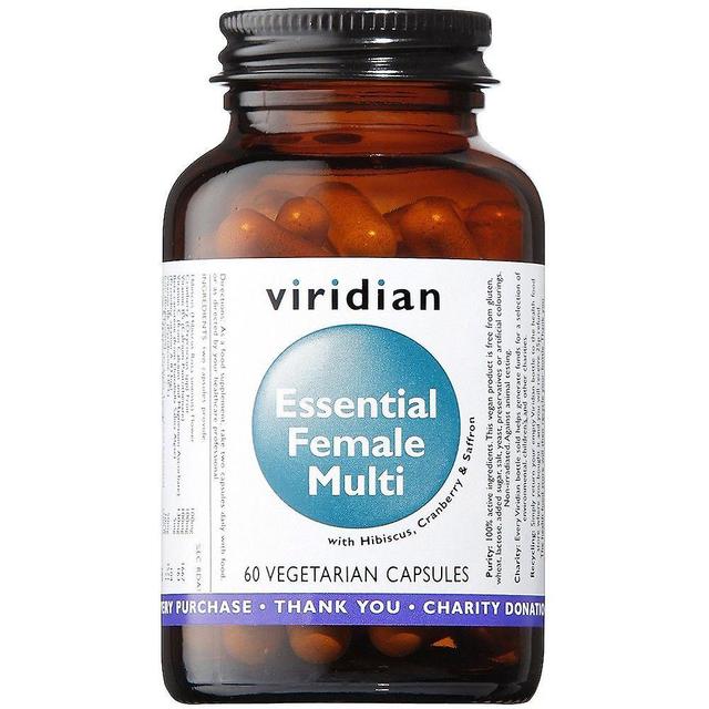 Viridian Essential Female Multi Veg Caps 60 (006) on Productcaster.