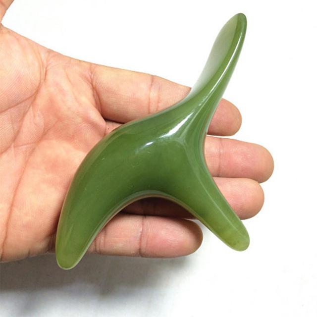 Trigger Point Massage Tool Beeswax Resin Hand Held Massage Tool for Increasing The Flow of Blood Green on Productcaster.