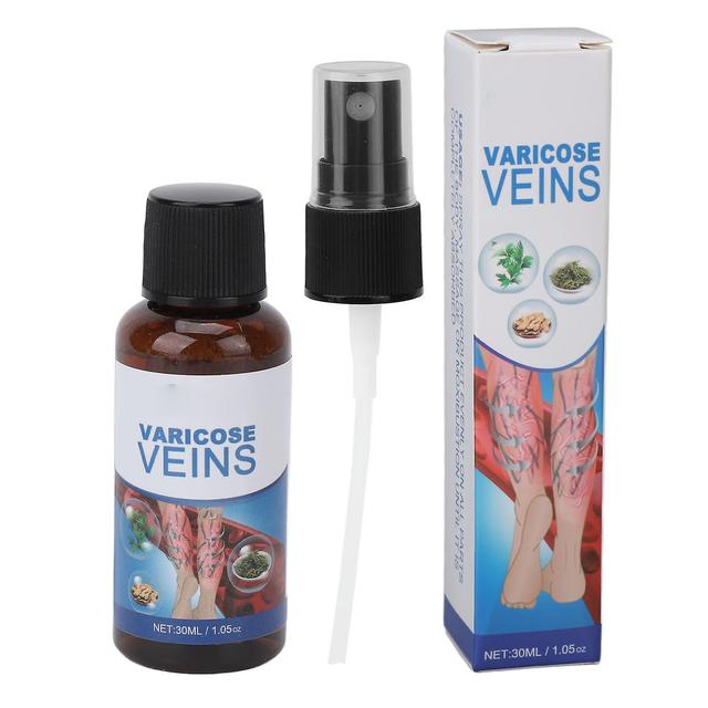 Promote Circulation and Relieve Swelling with 30ml Varicose Veins Herbal Extract Spray on Productcaster.