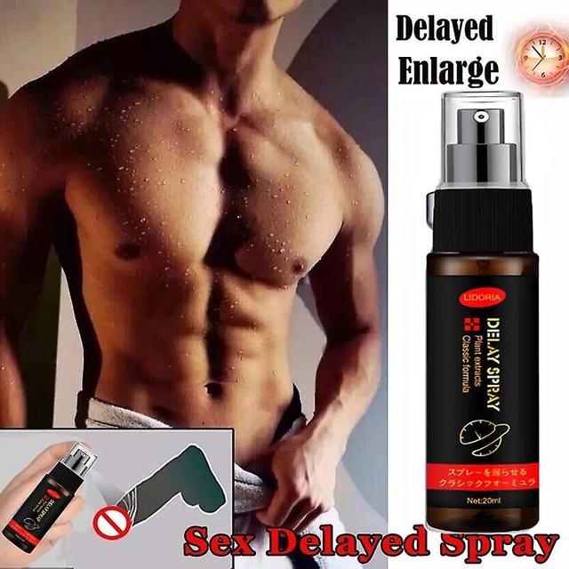 Čisté prírodné bylinky Sex Delay Spray Sex pre mužov 20ml mužské vonkajšie použitie Predčasná ejakulácia trvajúca dlho 60 minút Tabletky na zväčšen... on Productcaster.