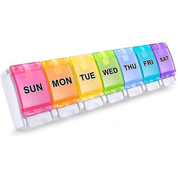 Hsmy Weekly XL Pill Organizer for Pills, Vitamins, Fish Oil, and Supplements on Productcaster.