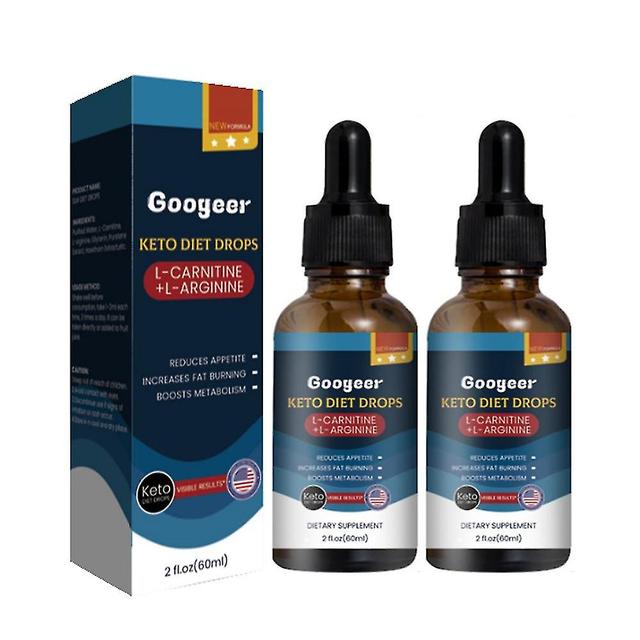 1-3x Natürliche Keto-Nahrungsergänzungsmittel - Körperformende Schlankheitstropfen 60ml -GSL 2pcs on Productcaster.