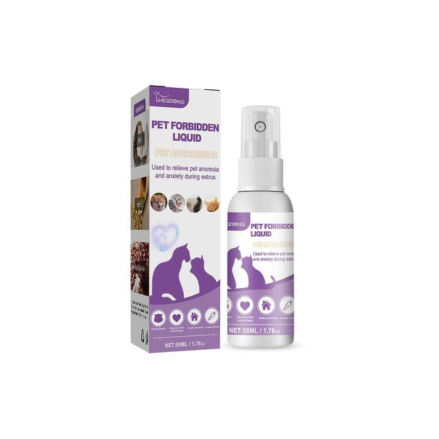 1-3ks Yegbong Pet Inhibition Liquid, špeciálne navrhnutý pre mačky a psy na zlepšenie estru, úzkosti, nálady a potlačenie žiadostivosti, kondicionu... on Productcaster.