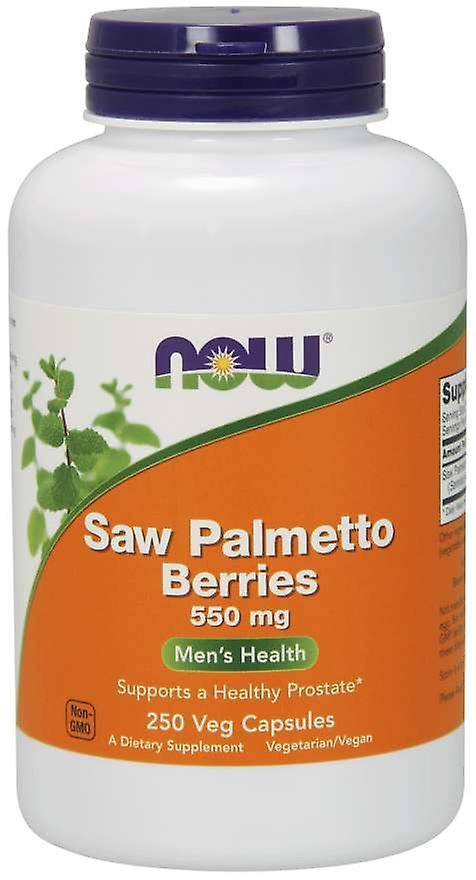 NOW Foods Nå mat så Palmetto Bær 550 mg 250 Kapsler on Productcaster.