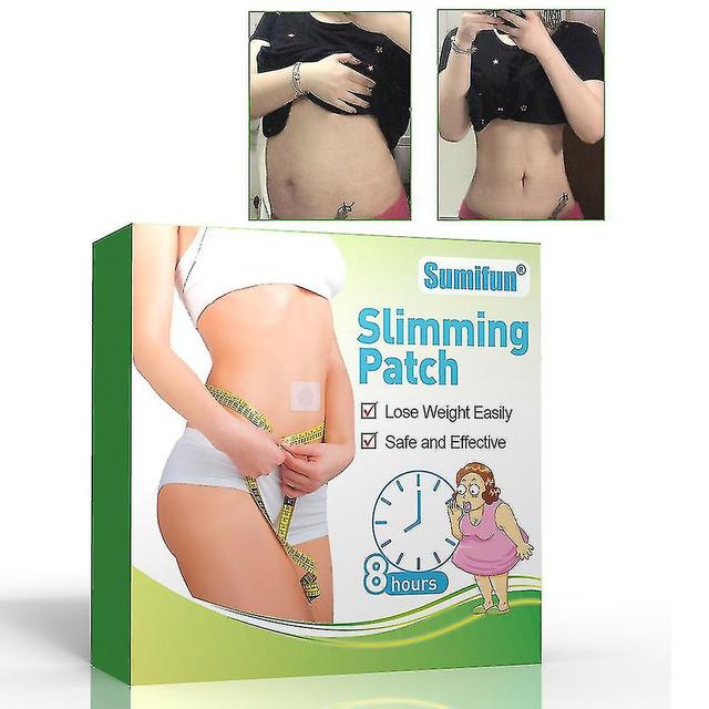 Exquisite Brand 10pcs Slimming Patch Stickers Chinese Medical Plaster Fat Burning Weight Lose Natural Herbs Navel Body Shaping Patch on Productcaster.