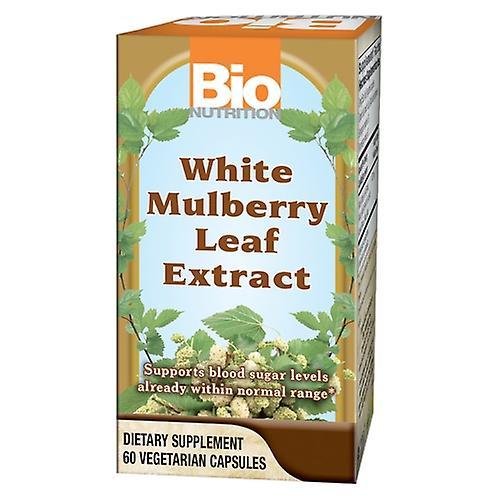 Bio Nutrition Inc White Mulberry Leaf Extract, 60 Veg Caps (Pack of 1) on Productcaster.