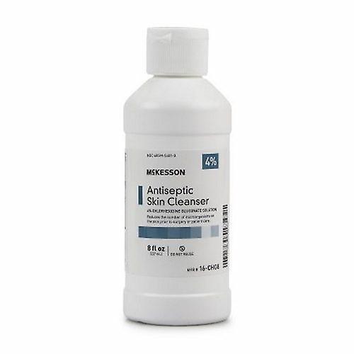 McKesson Antiseptický čistiaci prostriedok na pleť 8 oz. Flip-Top fľaša 4% sila CHG (chlórhexidín glukonát) /, počet 24 (balenie po 1) on Productcaster.