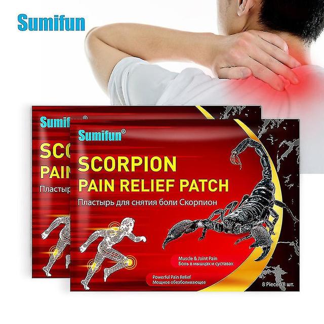 8pcs/pack Scorpion Poison King Penetrating Bone Paste Neck, Shoulder, Waist And Leg Nursing Cream For External Use on Productcaster.