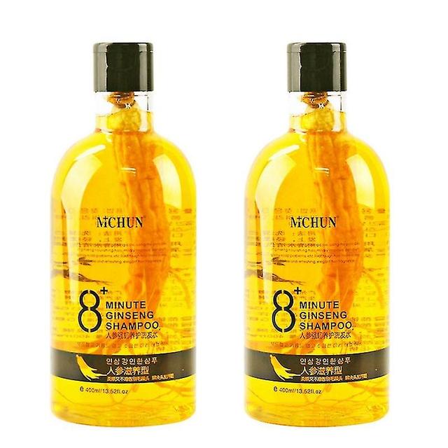 2 piezas de champú nutritivo de raíz de extracto de ginseng, champú de ginseng de 8 minutos-ginseng 400 ml on Productcaster.