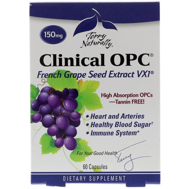 Terry Naturally, Clinical OPC, 150 mg , 60 Capsules on Productcaster.