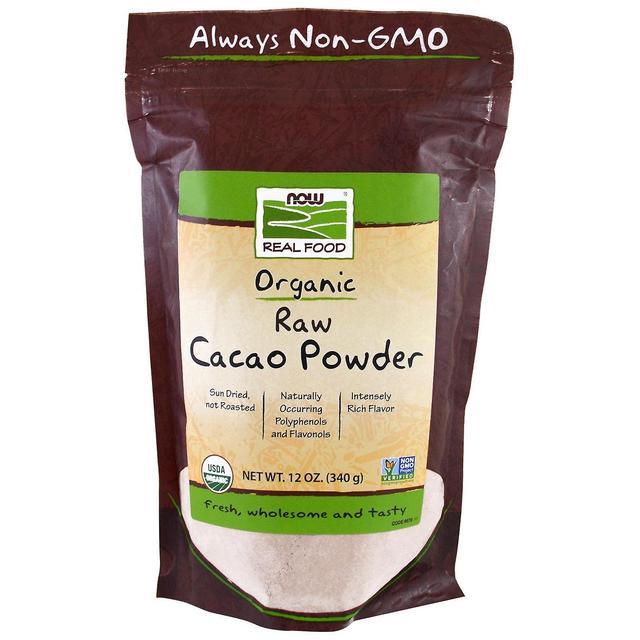 Now Foods, Real Food, Organic Raw Cacao Powder, 12 oz (340 g) on Productcaster.