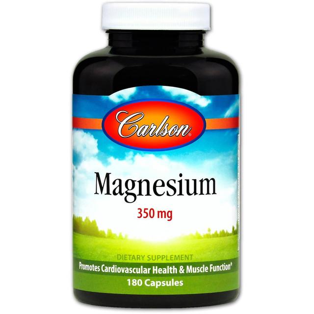 Carlson Labs, Magnesium, 350 mg, 180 Capsules on Productcaster.