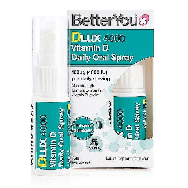 BetterYou DLux4000 Vitamín D Ústny sprej 15ml on Productcaster.