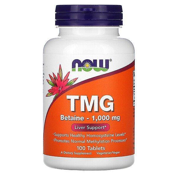 NOW Foods Agora Alimentos, TMG, 1.000 mg, 100 Comprimidos on Productcaster.