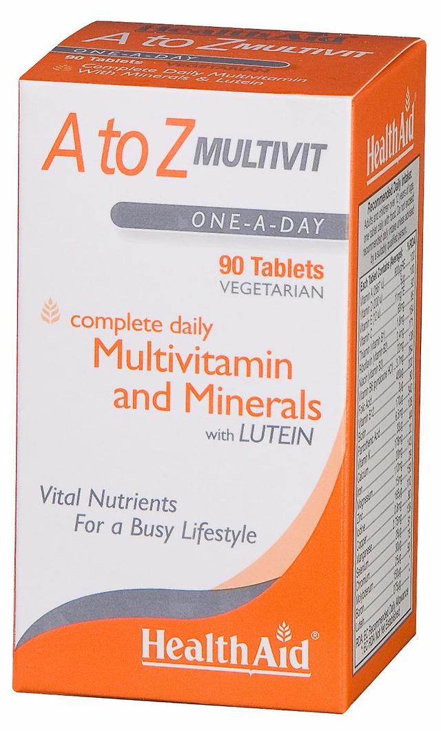 Health Aid A to Z Multivit, 90 Tablets on Productcaster.