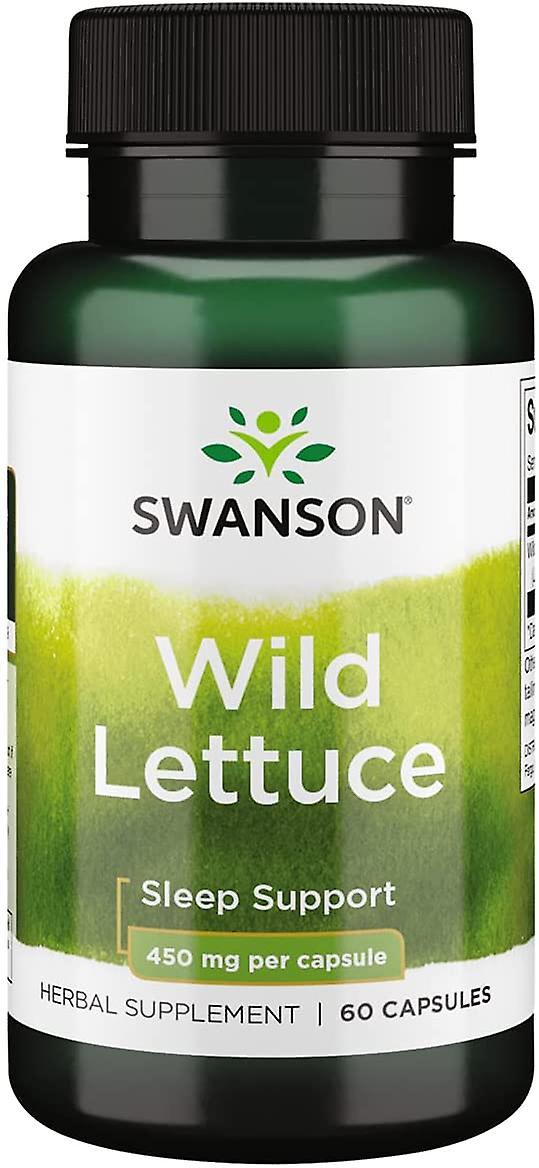 Swanson Full Spectrum Wild Lettuce 450 mg 60 Capsules on Productcaster.