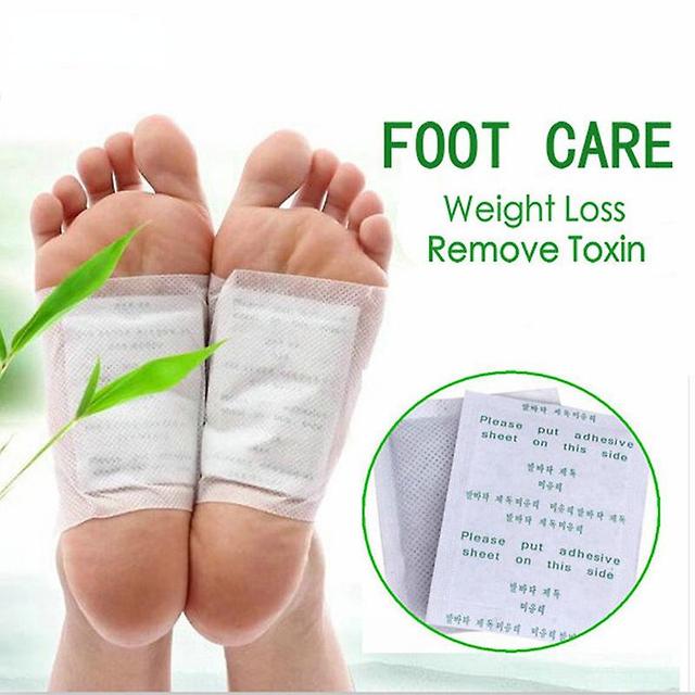 Beculerty 10/20pcs Detox Foot Pads Vinagre de bambú Toxinas herbales naturales Limpiador parches adhesivos Yeso Mejorar el sueño Pies Pegatinas on Productcaster.