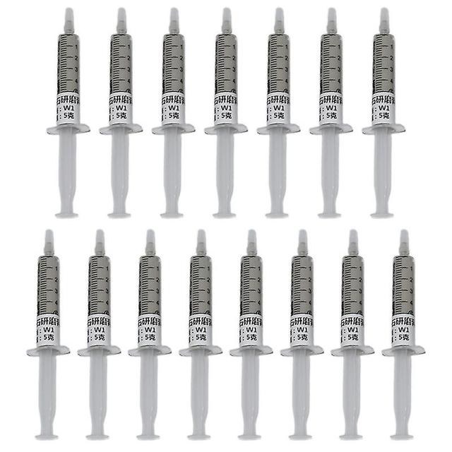 16 Pieces W0.18-w60 Compound Syringes Diamond Lapping Paste For Metal Polishing on Productcaster.